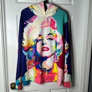 SHEIN Colorful Graphic Hoodie